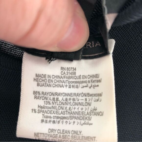 BCBG MaxAzria Caprice Geometric Peplum Jacquard Dress - Picture 11 of 16